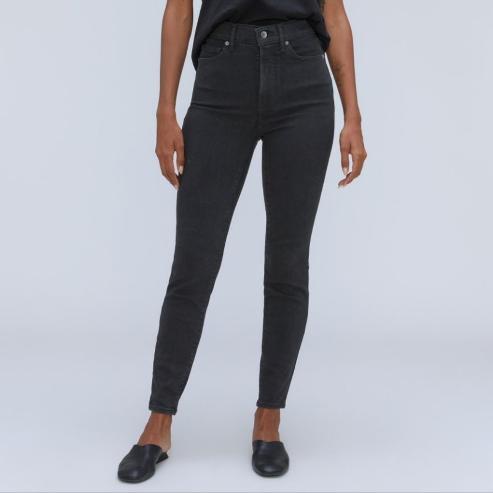 Everlane Black Wash Skinny Ankle Jeans Size Womans 26